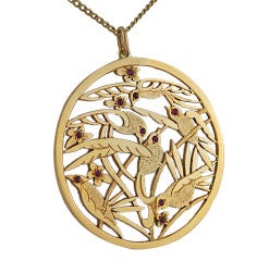 Five Partridges in a Pear Tree Pendant