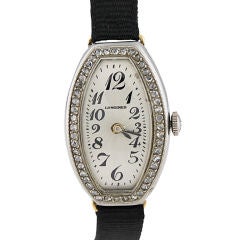 Longines 18K , Platinium, and Diamond Watch 11