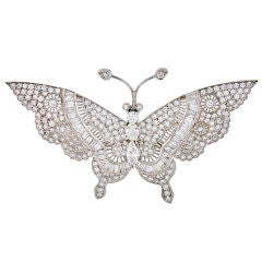 Diamond Tremblant Butterfly Brooch 5