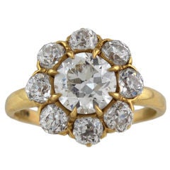 Tiffany Art Nouveau Diamond Engagement Ring