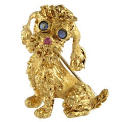 Three Dimensional Gold Poddle Pin 12