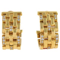 Cartier Maillon Panthere Earrings
