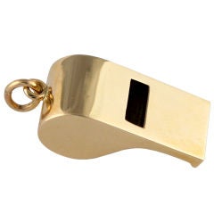 Tiffany Gold Whistle