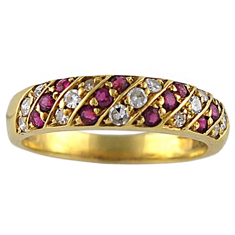 Cartier Ruby and Diamond Ring