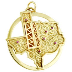 Texas Oil Well Pendant/ Charm 5