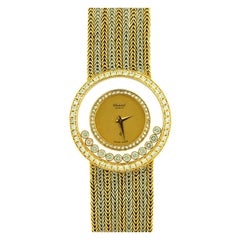 Chopard Ladies Yellow Gold Diamond Wristwatch