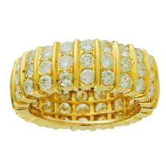Wide Diamond Eternity Ring 6