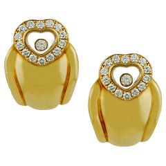 CHOPARD Happy Diamond Earrings 10