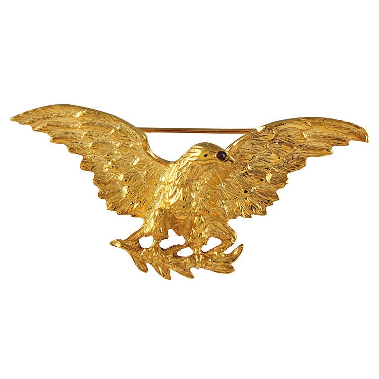 Retro American Eagle Brooch/Pin