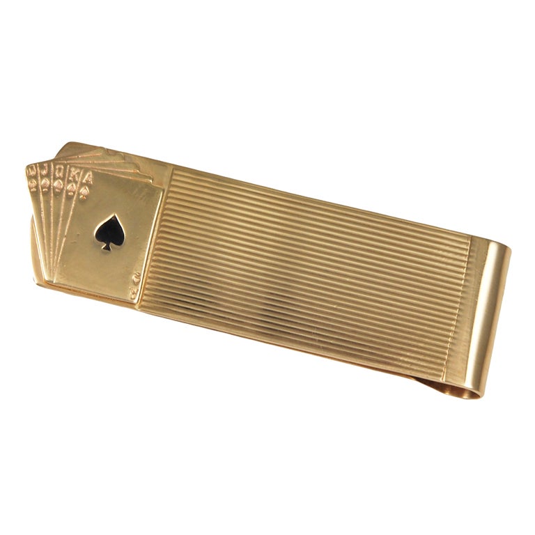 Straight Flush Money Clip For Sale
