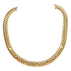 PARENTESI BULGARI  Gold Necklace