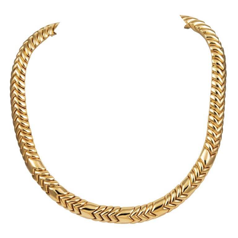 PARENTESI BULGARI  Gold Necklace