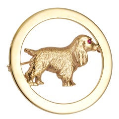 TIFFANY&CO Cocker Spaniel Brooch 6