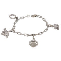 CARTIER Diamond Charm Bracelet