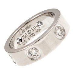 CARTIER White gold and Diamond Love Ring 5