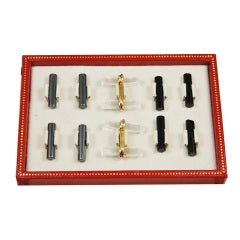 Cartier Cuff Link Set in Original Case