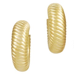 LALAOUNIS Wide Hoop Earrings