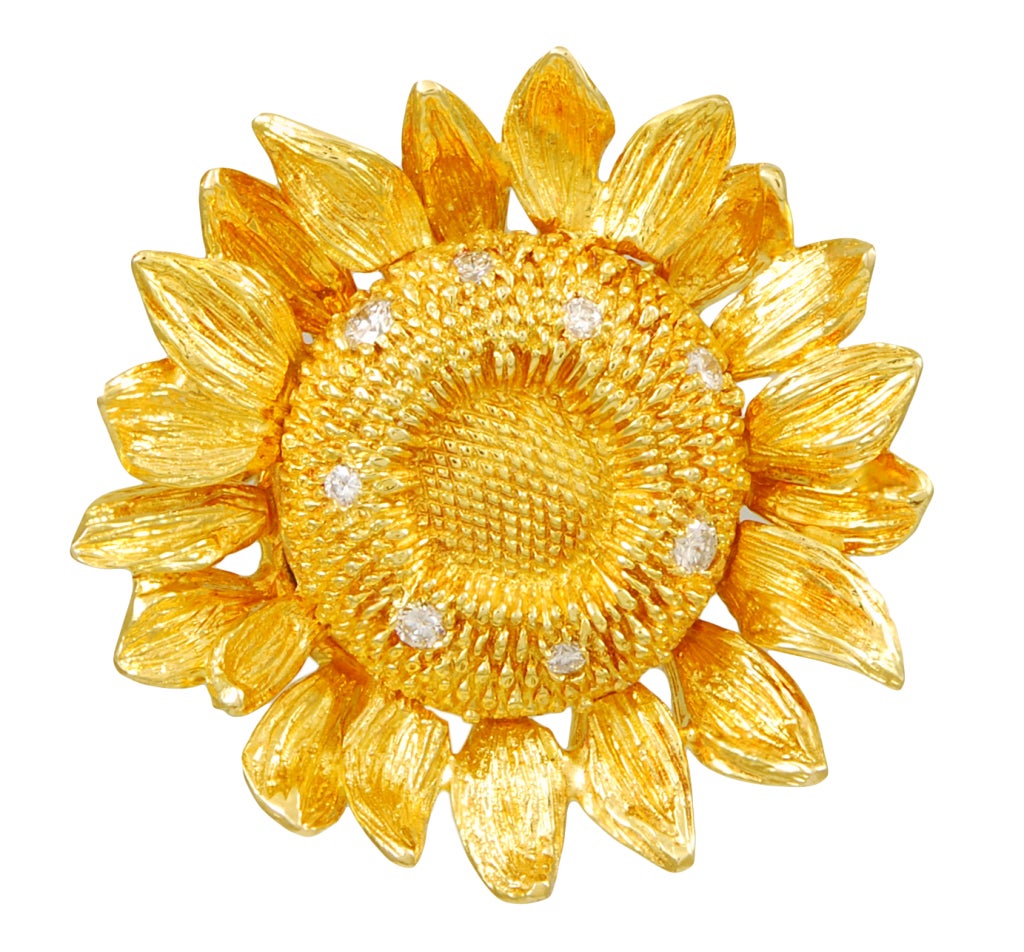 asprey sunflower earrings