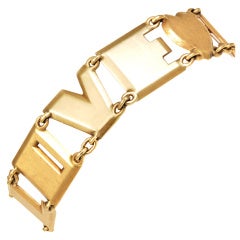 I LOVE YOU Gold  Bracelet