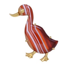 TIFFANY Agate Duck Pin