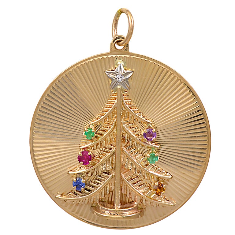 TIFFANY & CO 'Dearest' Christmas Tree Charm
