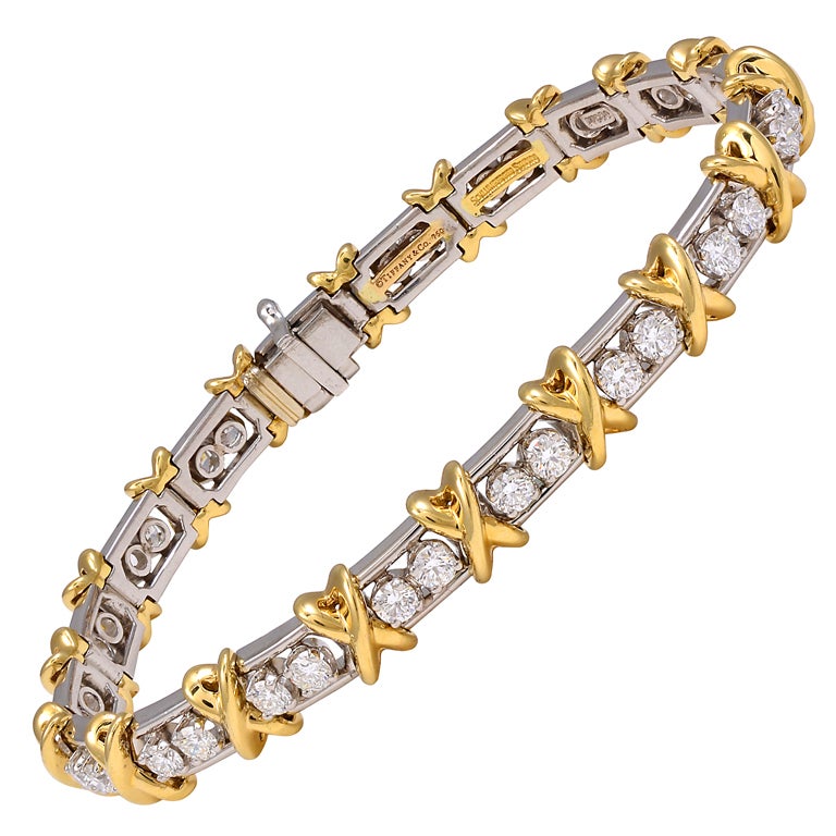 TIFFANY SCHLUMBERGER 36 Stone Bracelet