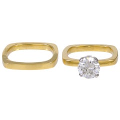Vintage CARTIER DINH VAN DIAMOND Engagement Ring