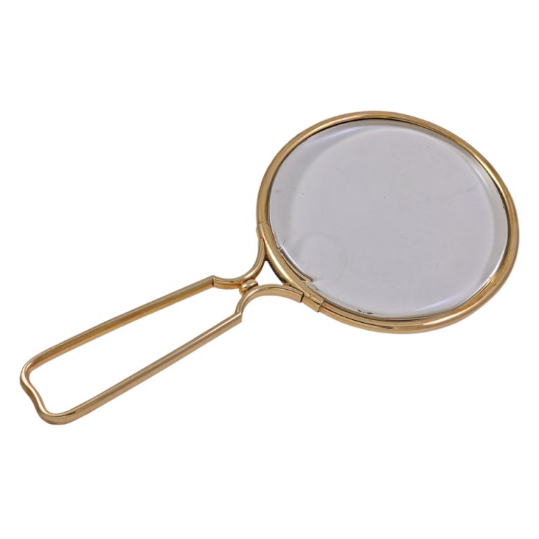 Antique 18k gold magnifier. Signed and made by Tiffany & Co.

Rare to find a piece that is so functional and beautiful at the same time. Perfect for a desk. The ultimate elegant accessory