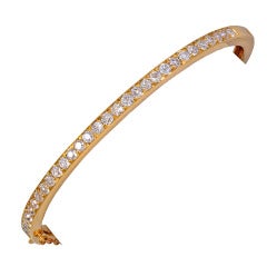 TIFFANY&CO Vintage Diamond Bangle Bracelet