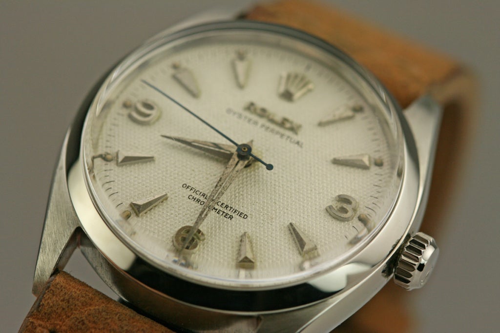 Rolex Stainless Steel Chronometer Wristwatch Ref 6564 at 1stdibs