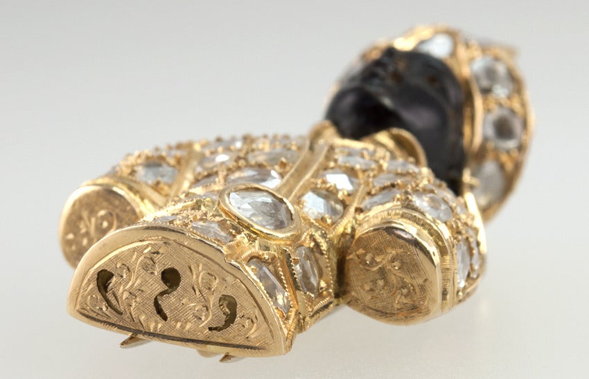 NARDI Diamond Blackamoor Brooch at 1stdibs