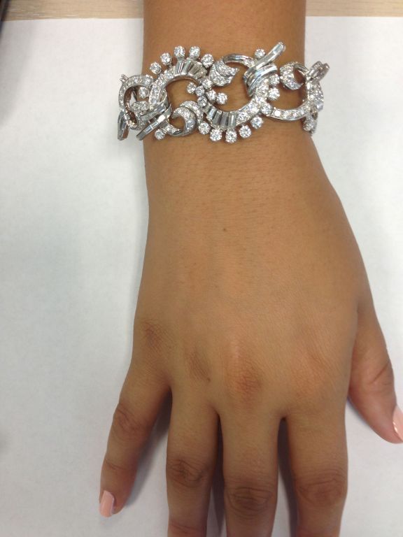 French Diamond Bracelet at 1stdibs