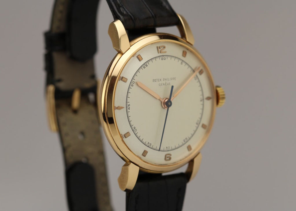 Patek Philippe Rose Gold Oversized Wristwatch Ref 2482 circa 1950s at ...