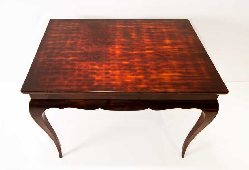20th Century Fine Lacquered Table by Maison Jansen
