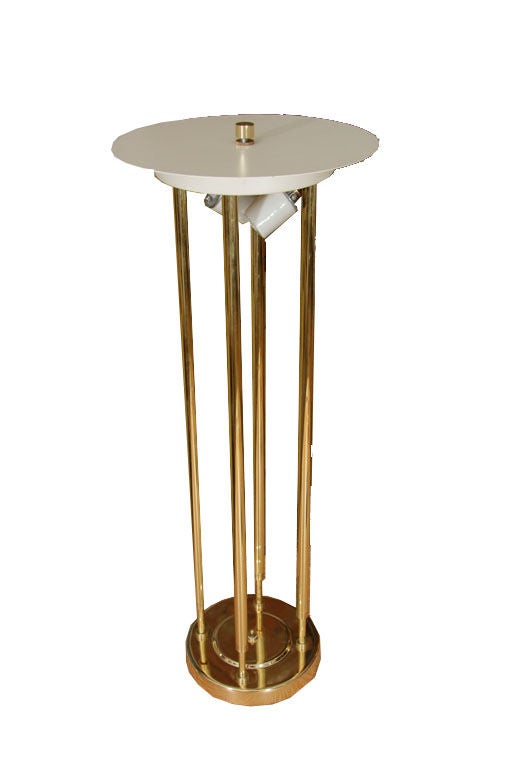 1960's Polished Brass Table Lamp 1