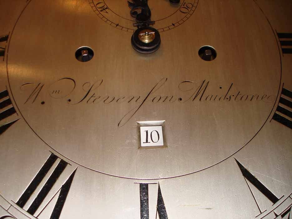 George III Mahogany Long Case Clock 1