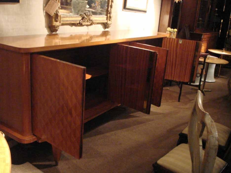 Mid-Century French Side Cabinet after Leleu, circa 1940 3