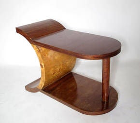 Low Art Moderne Low  Tisch oder ein Paar Beistelltische im Zustand „Gut“ im Angebot in Westport, CT