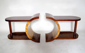 French Art Moderne low  table or a pair of side tables For Sale