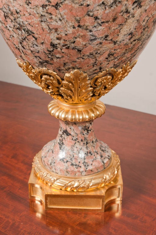 20th Century Belle Époque Granite Urn