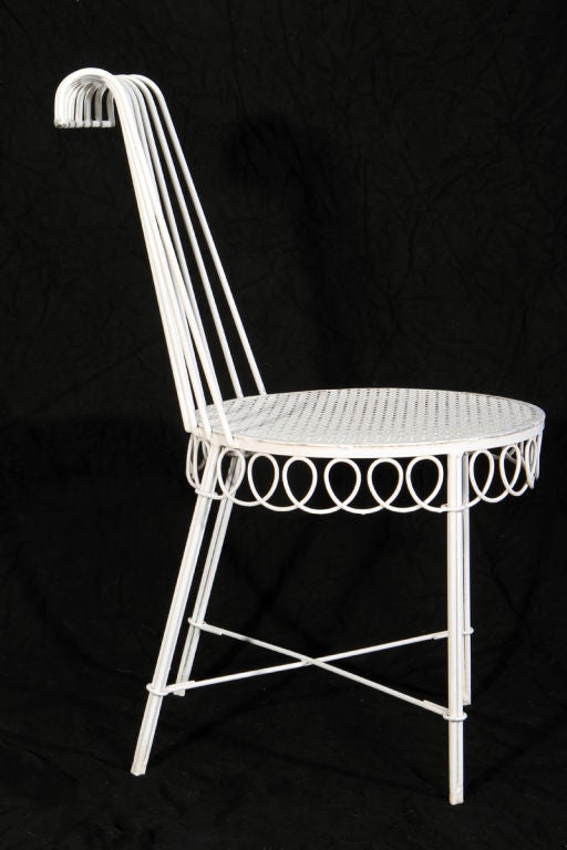Mid-20th Century Outdoor Furniture by Mathieu Mategot for La Pave du Roi