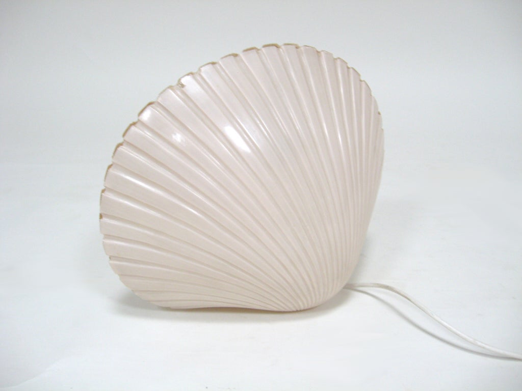 Mid-20th Century Andre Cazenave shell table lamp by Atelier A *Saturday Sale*