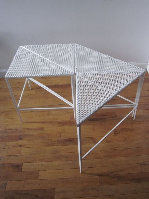 Table/Stool Ensemble by Mathieu Mategot 4