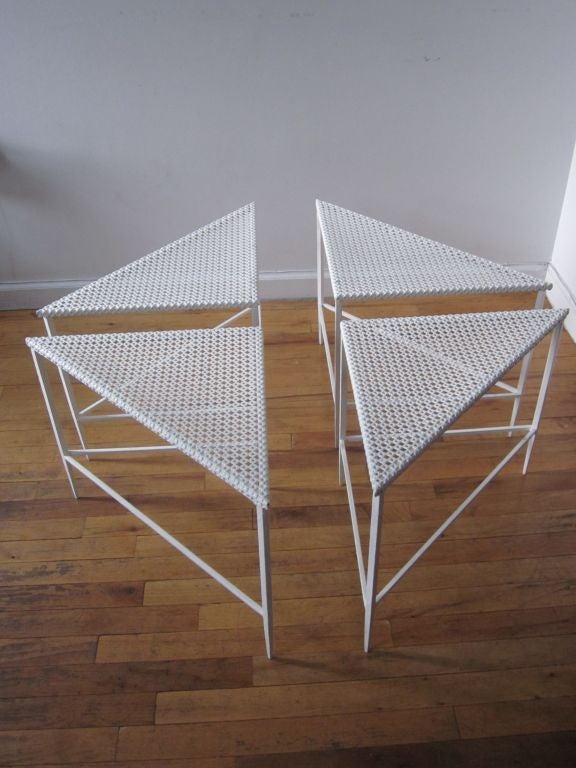 Table/Stool Ensemble by Mathieu Mategot 3