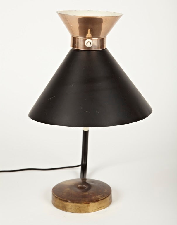 Desk Lamp Attributed to Mathieu Mategot