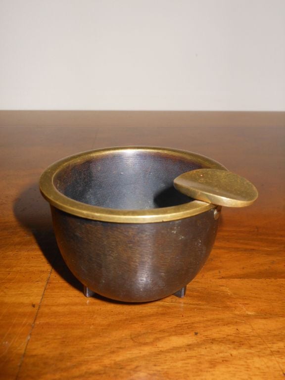 Hagenauer, Wiener Werkstatte, Bronze Ash Tray, Signed