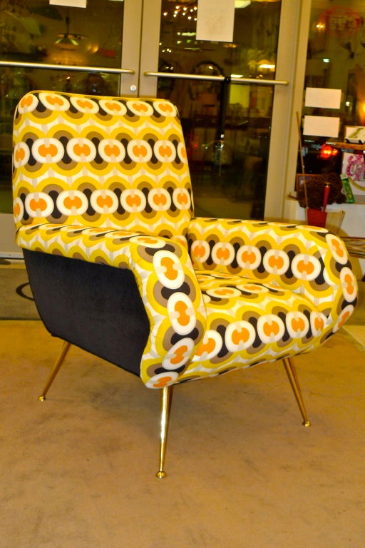 Mid-20th Century 1950s Italian Lounge Chair