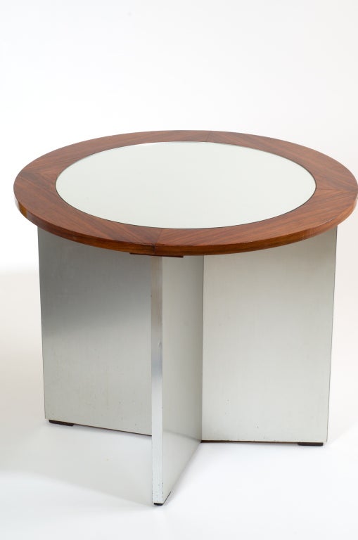 Mid-Century Modern  Rare Modernist Side Table by Jansen, 1970s For Sale