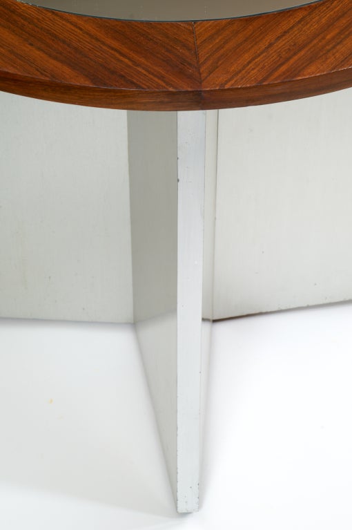  Rare Modernist Side Table by Jansen, 1970s In Good Condition For Sale In New York, NY