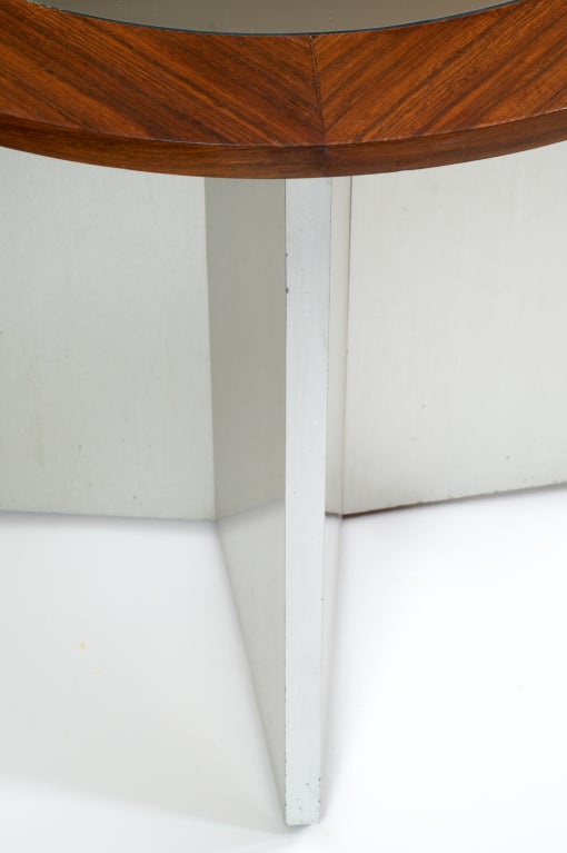 Rare Modernist Side Table by Jansen, 1970s In Good Condition For Sale In New York, NY